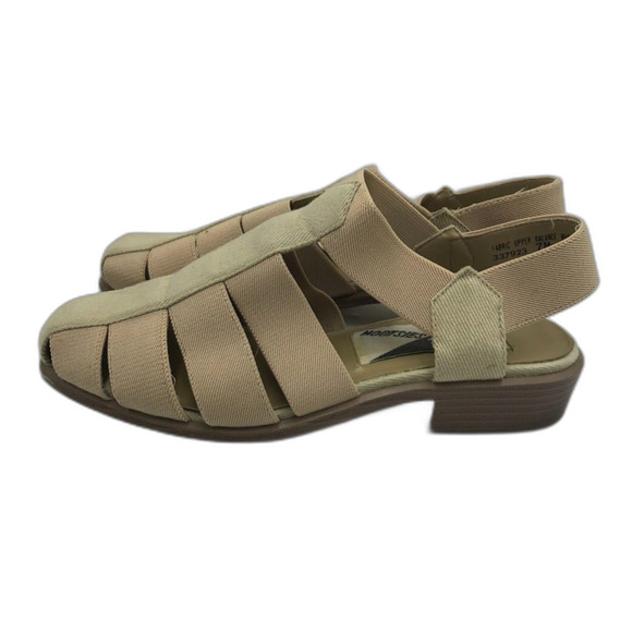 Vintage 1990s Mootsies Tootsies Women's Tan Slip On Fisherman Sandals Summer 7M - Picture 3 of 12